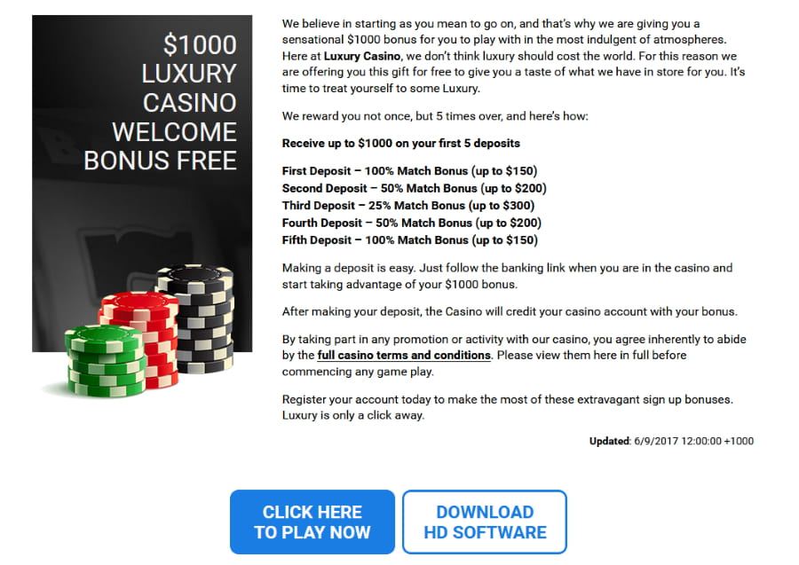 Luxury-Casino-bonuses