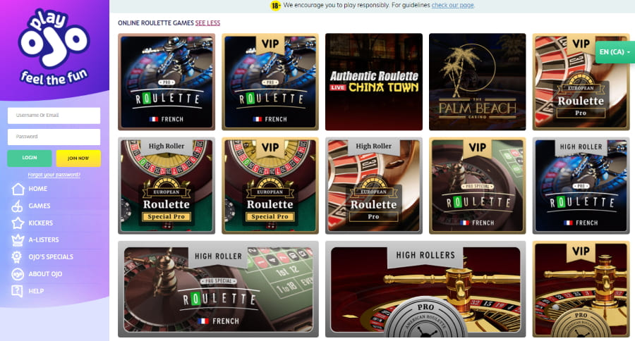 PlayOJO-Casino-roulette
